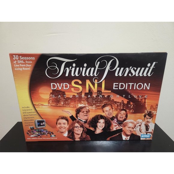 2004 Trivia Pursuit DVD SNL Edition Board Game, Parker Brothers, Quiz Challenge, - Picture 1 of 4